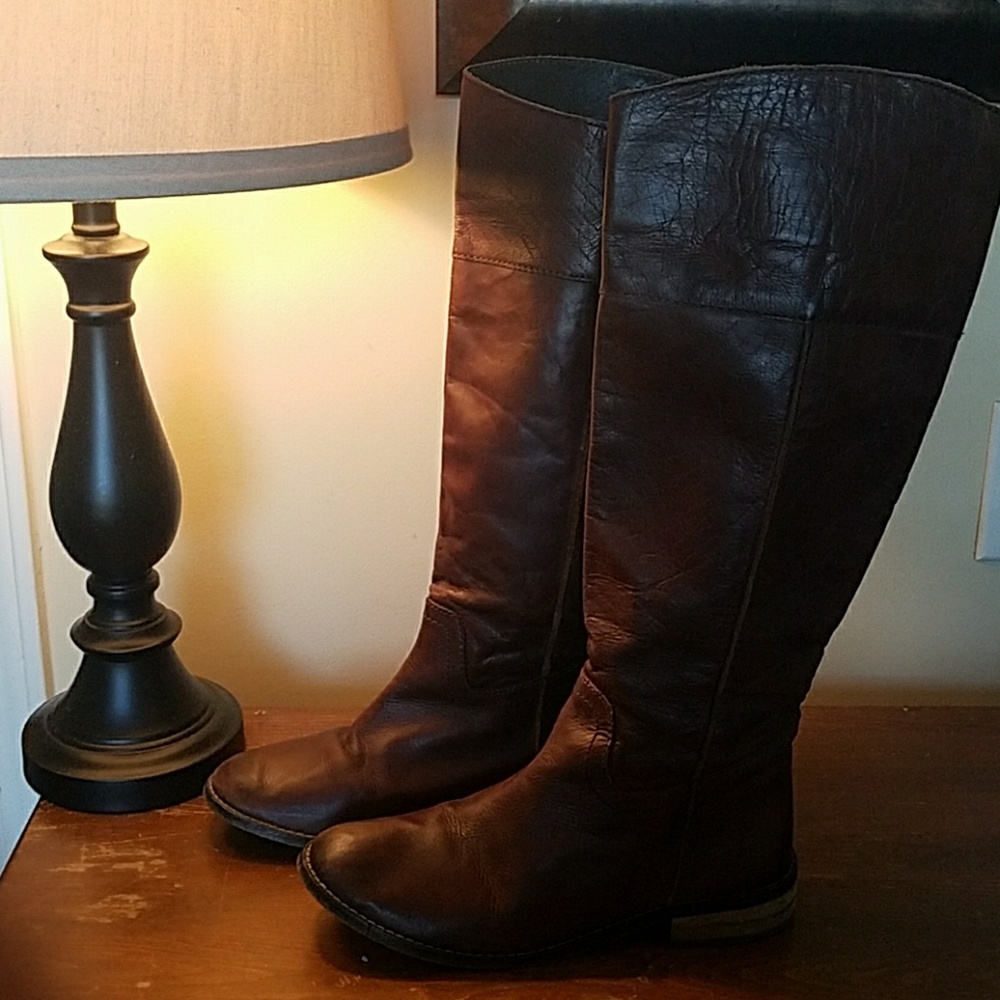Mia tall riding boots wide calf